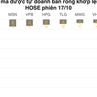 Tự doanh mờ nhạt trên cả cơ sở và phái sinh