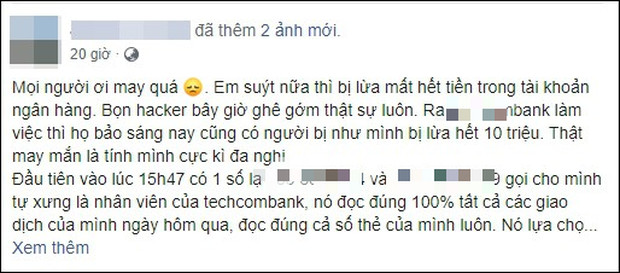 Tự xưng nhân viên ngân hàng đọc vanh vách các giao dịch rồi đòi mã OTP, thủ đoạn mới của hacker khiến nhiều người sợ hãi - Ảnh 1.