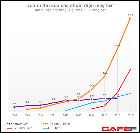 Từng là anh cả ngành điện máy, Nguyễn Kim đã phải trả giá đắt sau nhiều năm không tăng trưởng - Ảnh 1.