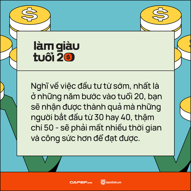 Tuổi 20 đi kiếm tiền: Cờ đến tay ai người đó phất, đầu tư không chỉ cuộc chơi của người giàu và già!