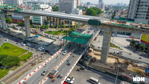 Tuyến vành đai 2 Hà Nội: Hợp long toàn bộ tuyến trên cao, dự kiến khai thác tháng 6/2023 - Ảnh 5.