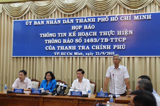 UBND TP HCM đang họp báo về Thủ Thiêm - Ảnh 1.