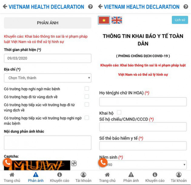Ứng dụng khai báo y tế toàn dân đã ra mắt, tích hợp tính năng phản ánh các trường hợp nghi nhiễm COVID-19 tới cơ quan quản lý - Ảnh 3.