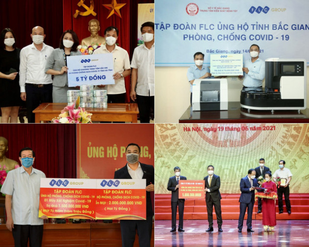 Ủng hộ Gia Lai 5 tỷ đồng: Bản đồ chống dịch của FLC tiếp tục mở rộng - Ảnh 1.