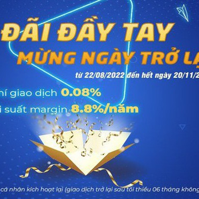 Ưu đãi đầy tay – Mừng ngày trở lại