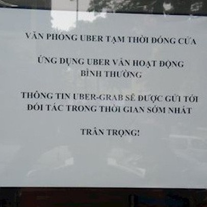 Văn phòng Uber đóng cửa ngay sau thông tin về tay Grab