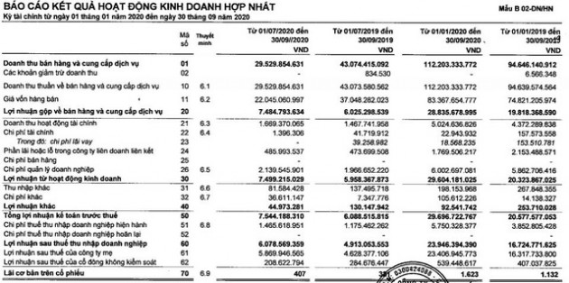 Vận tải biển Sài Gòn (SGS): 9 tháng lãi 24 tỷ đồng tăng 44% so với cùng kỳ - Ảnh 2.