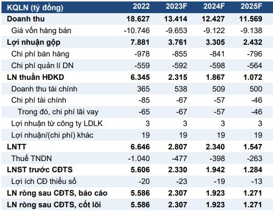 VCSC dự báo lợi nhuận ròng năm 2023 của hai ông lớn ngành phân bón giảm còn 1/3 cùng kỳ - Ảnh 2.