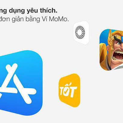 Ví Điện tử MoMo giờ đây có thể được dùng làm phương thức thanh toán cho App Store và các dịch vụ Apple khác tại Việt Nam