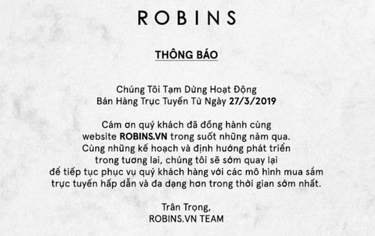 Vì sao đại gia Thái Lan đóng cửa sàn thương mại điện tử Robins.vn? - Ảnh 1.