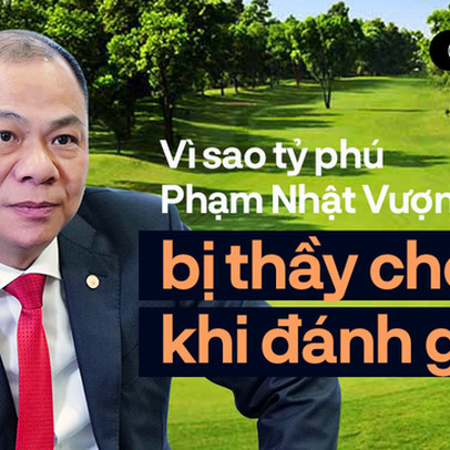 Vì sao đầu tư rất nhiều sân golf đẹp nhưng tỷ phú Phạm Nhật Vượng lại thấy golf là bộ môn "khó nhằn"?