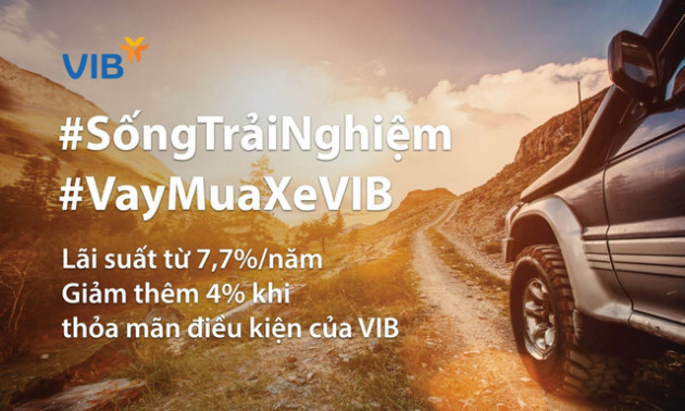 VIB là nhà tài trợ cho hội chợ oto.com.vn