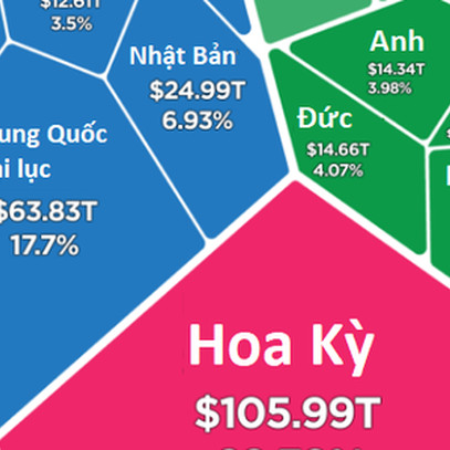 Việt Nam chiếm bao nhiêu phần trăm trong tài sản ròng toàn cầu?