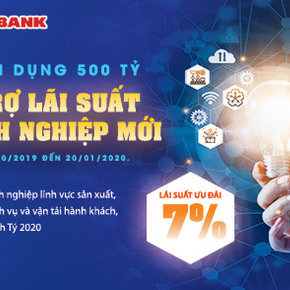 Vietbank dành 500 tỷ đồng cho doanh nghiệp mới vay ưu đãi