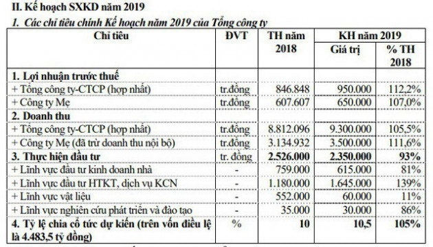 Viglacera đặt kế hoạch lợi nhuận tăng 12,2% trong năm 2019, chia cổ tức tối thiểu 10,5% - Ảnh 1.