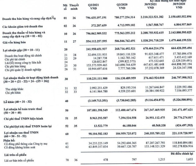 Vilico (VLC): 9 tháng báo lãi gấp hơn 2 lần kế hoạch cả năm - Ảnh 2.