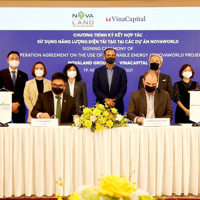 Vinacaptial bắt tay Novaland phát triển và ứng dụng năng lượng tái tạo