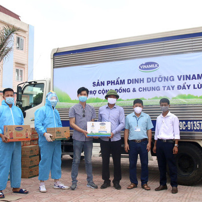 Vinamilk hỗ trợ 2 triệu sản phẩm dinh dưỡng cho cộng đồng và tuyến đầu chống dịch Covid-19