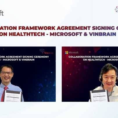 Vinbrain và Microsoft Hoa Kỳ hợp tác phát triển trí tuệ nhân tạo trong y tế