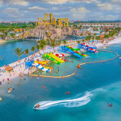 Vinhomes Ocean Park 2 đông nghịt khách dù không được nghỉ lễ 1/6