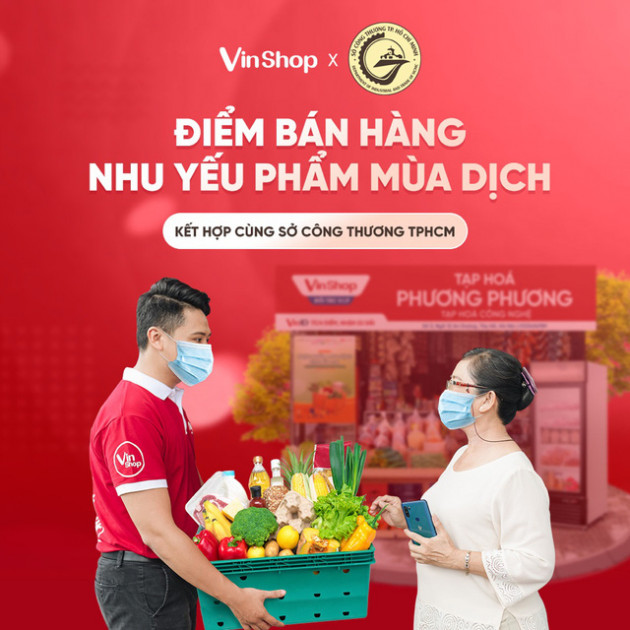 VinShop, VinID góp sức đưa nhu yếu phẩm đến tay người dân TP.HCM giữa tâm dịch - Ảnh 1.