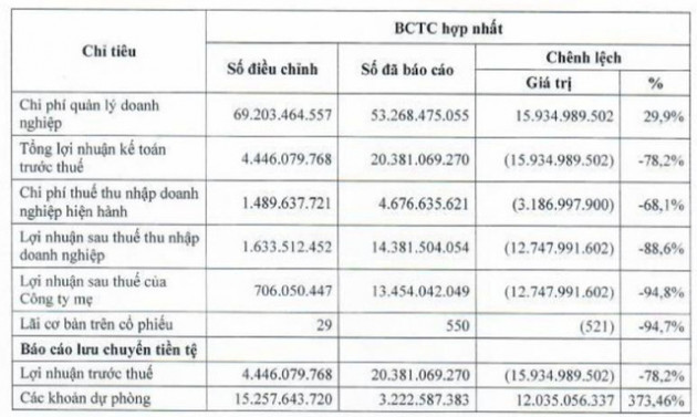 Vipesco (VPS): Kiểm toán điều chỉnh giảm mạnh chỉ tiêu lợi nhuận 2019 đã được kiểm toán - Ảnh 2.