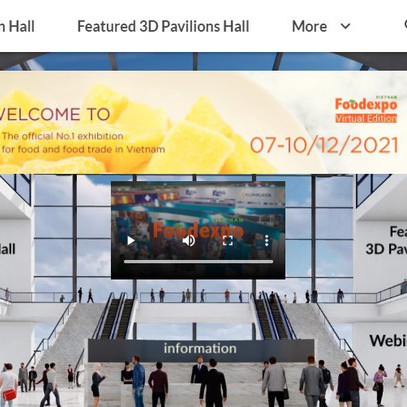 Virtual Vietnam Foodexpo 2021 - Phiên bản hoàn thiện trên môi trường số