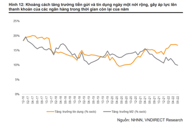 VNDirect: Nhiều khách hàng đã rút tiền nhàn rỗi để tài trợ kinh doanh từ quý 2, dòng tiền này sẽ không sớm quay lại hệ thống ngân hàng - Ảnh 1.