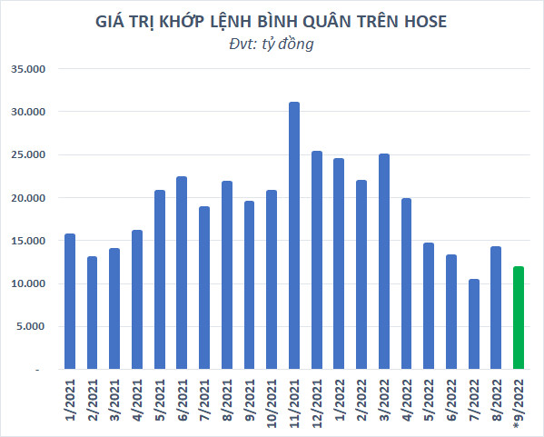 “Vỡ mộng” thanh khoản có thể cải thiện, giá trị khớp lệnh trên HoSE giảm 16% sau một tháng áp dụng T+2 - Ảnh 1.