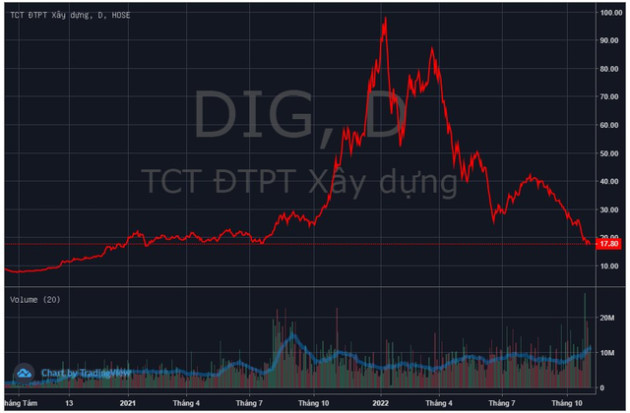 Vỡ mộng với “siêu cổ phiếu DIG, CEO, L14: Thị giá bay 80-90% sau thời gian ngắn, loạt lãnh đạo bị call margin - Ảnh 1.