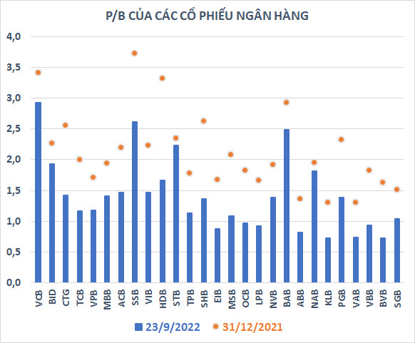 Vốn hóa “bốc hơi” gần 16 tỷ USD từ đầu năm, nhiều khó khăn vẫn bủa vây cổ phiếu ngân hàng - Ảnh 5.