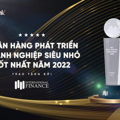VPBank dành giải thưởng Best Micro-Business Development Bank 2022