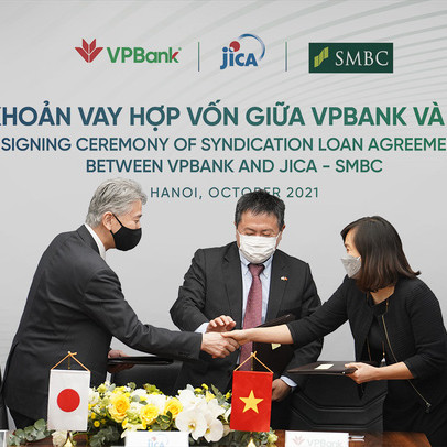 VPBank nhận gói vay hợp vốn 100 triệu USD từ JICA và SMBC