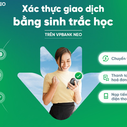 VPBank ra mắt công nghệ xác thực giao dịch bằng khuôn mặt, vân tay