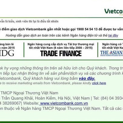 Vụ website Vietcombank "bị hack" ngày 13/4: Do cán bộ kỹ thuật sơ suất