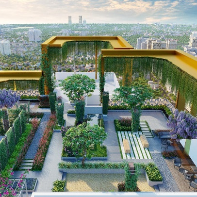 Vườn thượng uyển - điểm nhấn độc đáo tại Diamond Residence Hà Nội