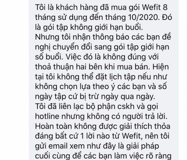 WeFit phá sản, khách hàng bỏ vài chục triệu mua thẻ tập, spa liệu có mất trắng? - Ảnh 2.