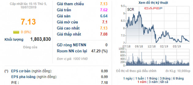 XNK Bến Tre vừa bán bớt 7 triệu cổ phiếu SCR - Ảnh 1.