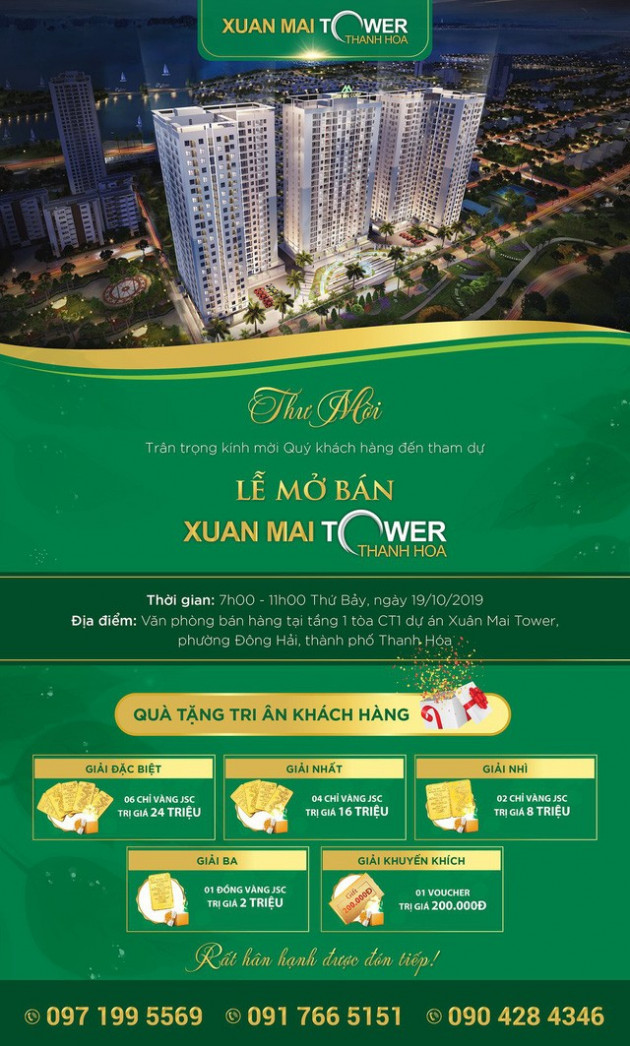 Xuân Mai Tower ưu đãi mùa thu, bội thu vàng lộc - Ảnh 1.