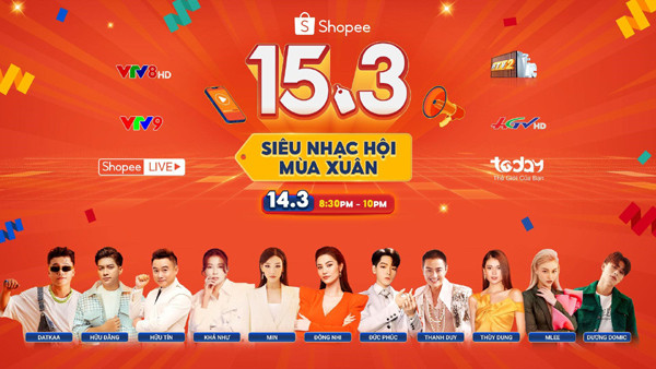 ‘15.3 Siêu Hội Tiêu Dùng’ trên Shopee có gì hấp dẫn?