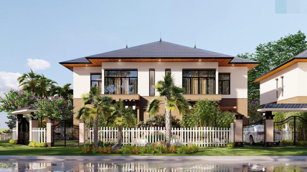 2 mẫu biệt thự đẹp hơn cả khu nghỉ dưỡng, gia chủ cầu kỳ đến từng centimet