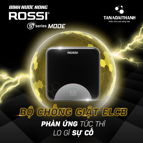 3 điểm cộng của bình nước nóng Rossi S-Series Mode