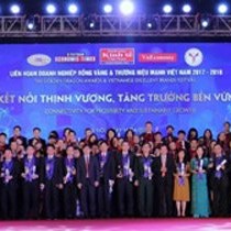Agribank liên tiếp nhận giải 'Thương hiệu mạnh Việt Nam'