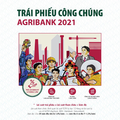 Agribank phát hành 2.000 tỷ đồng trái phiếu ra công chúng năm 2021