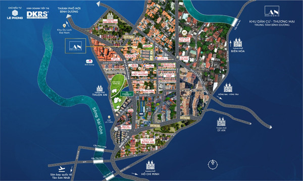 An Residence giải cơn khát đất nền ở trung tâm Thuận An