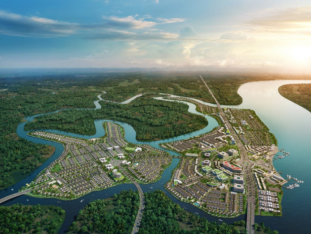 Aqua City ứng dụng năng lượng mặt trời kiến tạo đô thị sinh thái bền vững