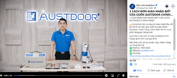 Austdoor kêu gọi ‘nói không’ với cửa cuốn giả, nhái thương hiệu