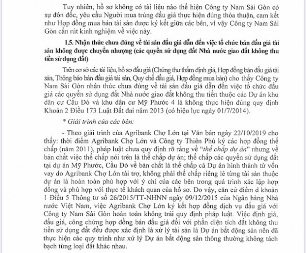 Bán cả tài sản không được chuyển nhượng trong đấu giá đất ở Bình Dương