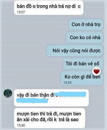 'Bán thận đi mà trả nợ': Tin nhắn khiến con nợ khiếp hãi