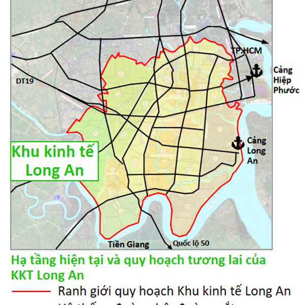 Bất động sản Cần Giuộc hưởng lợi từ loạt dự án tỷ đô